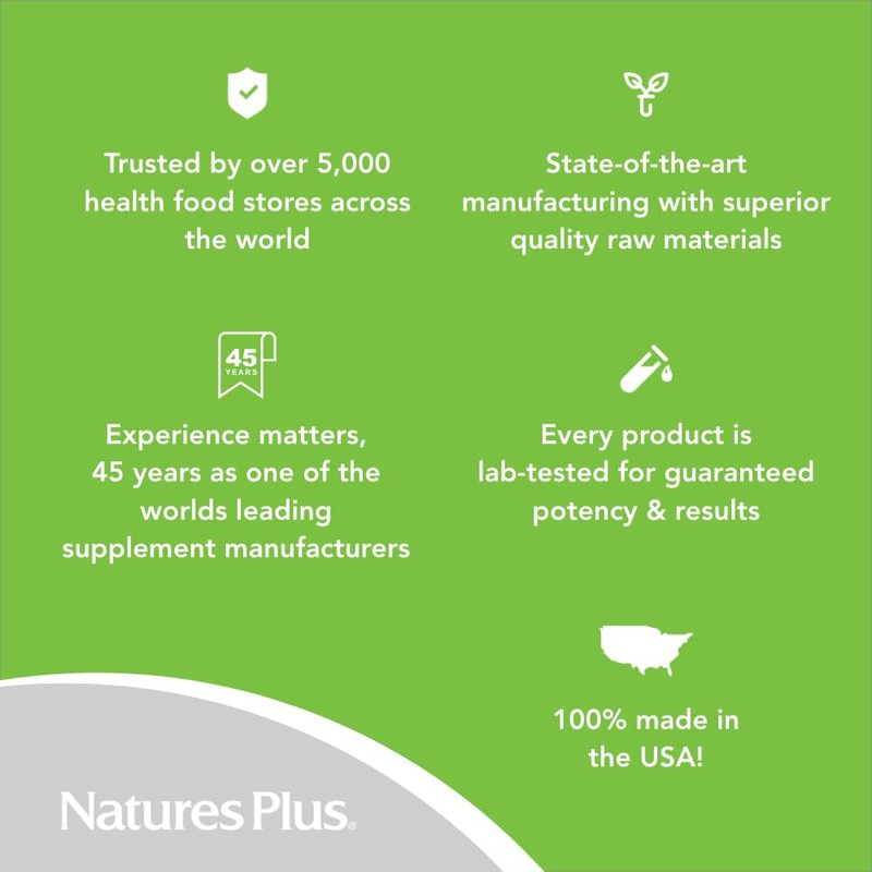 NaturesPlus Vitamin B1 300 mg - 90 Sustained Release Tablets