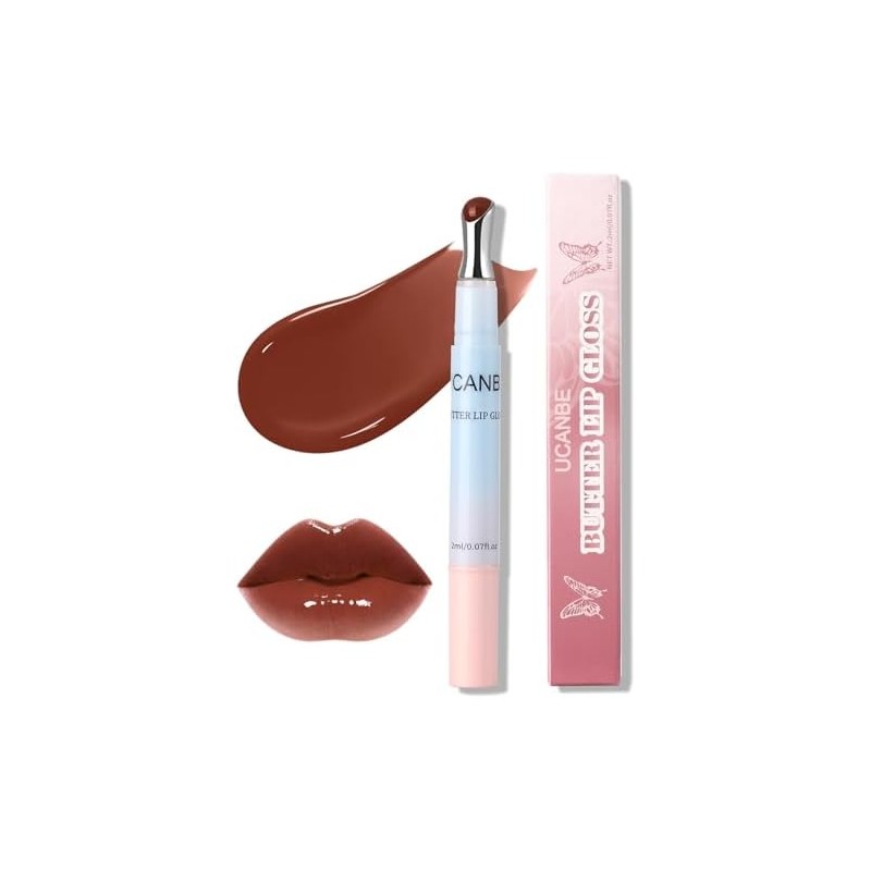 Brillo Labial Hidratante UCANBE Butter – Alto Brillo, No Pegajoso,