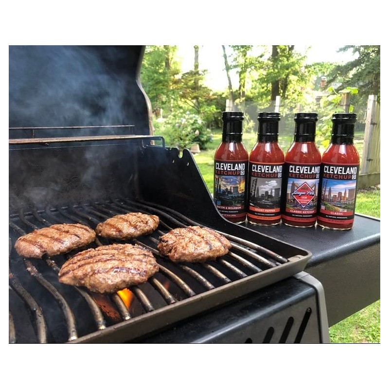 Cleveland Ketchup - 4 Tasty Varieties - Classic, Bacon &