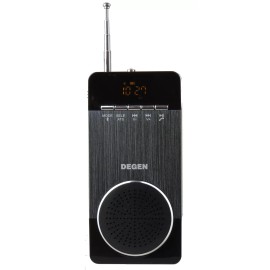 Degen DE660 Portable Bluetooth Speaker MP3 Player and Radio with Voice Prompt