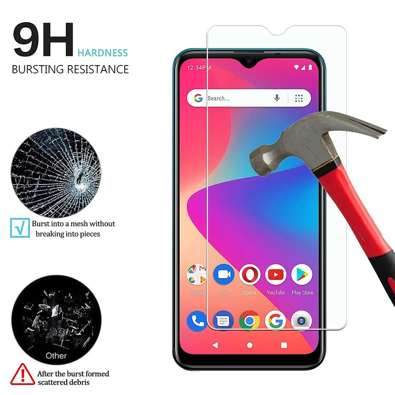 [3 Pack] KELOLIN Tempered Glass Screen Protector for BLU G50