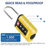 BRILLIRARE 2 Pack TSA Approved Luggage Locks, Combination Travel Padlock,