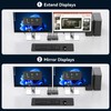 KVM Switch 2 Monitors 2 Computers DisplayPort and HDMI 4K@60Hz