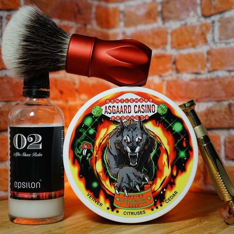 “FENRIR” (ASGAARD CASINO) ARTISAN SHAVING SOAP - MADE IN UK