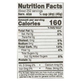 Lundberg Family Farms Organic Sushi Short Grain White Rice - 25 lb bag