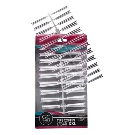 Tip Xxl Coffin 240pzs, Uñas Acrilicas , Gc Nails