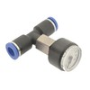 IQS Pressure Gauge for Cable Installation 0-10 Bar, 8 mm