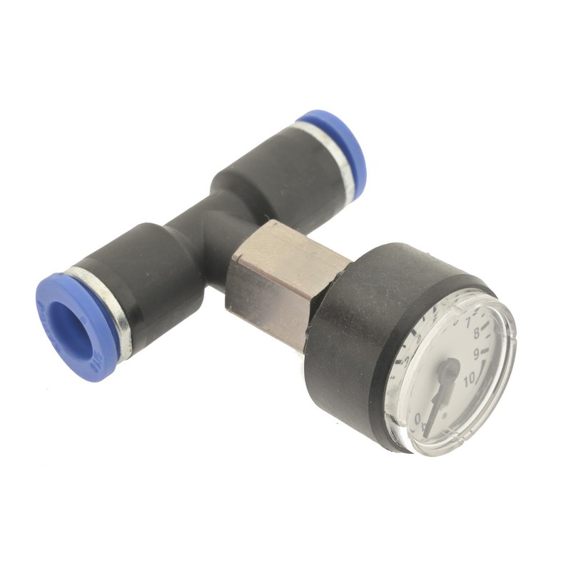 IQS Pressure Gauge for Cable Installation 0-10 Bar, 8 mm