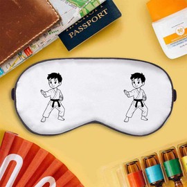 Azeeda 'Karate Junge' Schlaf- / Reise-Augenmaske (EY00031635)
