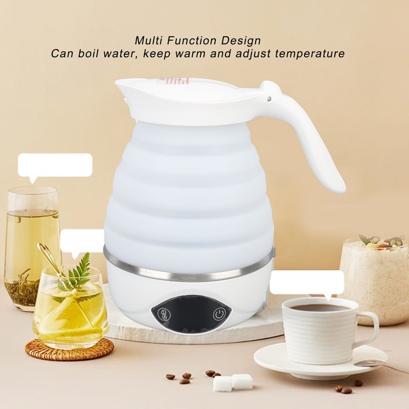 Foldable Electric Kettle Auto Shut Off Portable Collapsible Electric Water