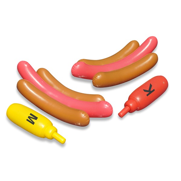 Swimline Hotdog Battle Pool Float , Brown