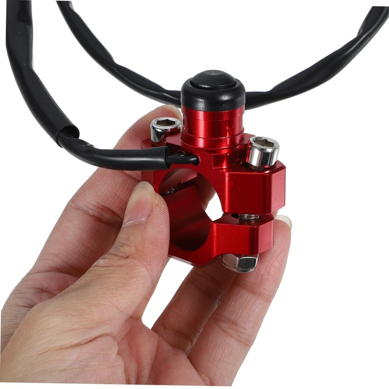 Mikinona Motorcycle Ignition Coil Switch with Horn Function Durable CNC