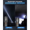 Voph Flashlight 2 Pack, 5 Modes High Lumen Tactical LED