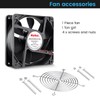 Wathai 2Pin 120mm x 38mm Brushless Cooling Case Fan 12V