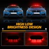 OPP ULITE Red Led Strobe Lights Rmote Control Rechargeable Wireless