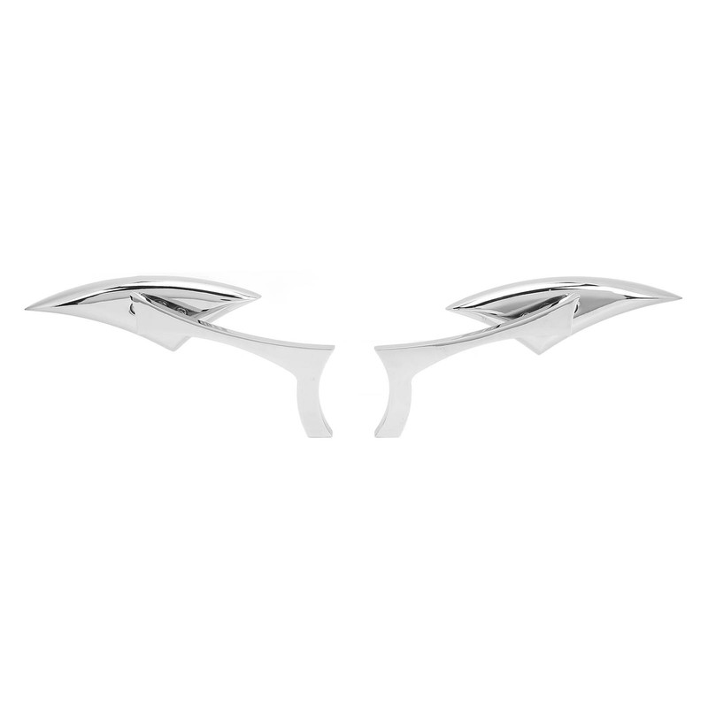 Motorcycle Spear Blade Mirrors 180 Degree Adjustable Rear View Side