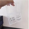 Manqianxun false eyelash adhesive storage box. Portable dust-proof transparent false