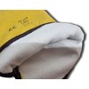 Premium Fleece Lined Yellow Leather Winter Thermal Cold Work Gloves