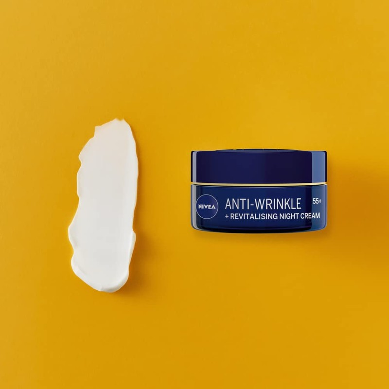 NIVEA Anti-Wrinkle + Revitalising Night Cream 55+ 50 ml