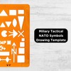 Nato Army Military Map Marking Stencil Series 2
