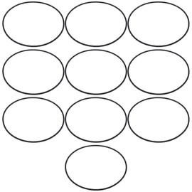 ECSiNG 10Pcs Microphone Rubber Ring Replacement Shock Mount Rubber Bands Universal Elastic Bands Accessories for Recording Studio Music Training Art Organization