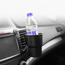 Goods Tree Justo Dual Clip Car Cup Holder (Black) / 저스토 듀얼클립 자동차 컵홀더(블랙)