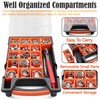 360Pcs 16 Sizes 304 Stainless Steel Stepless Single Ear Hose