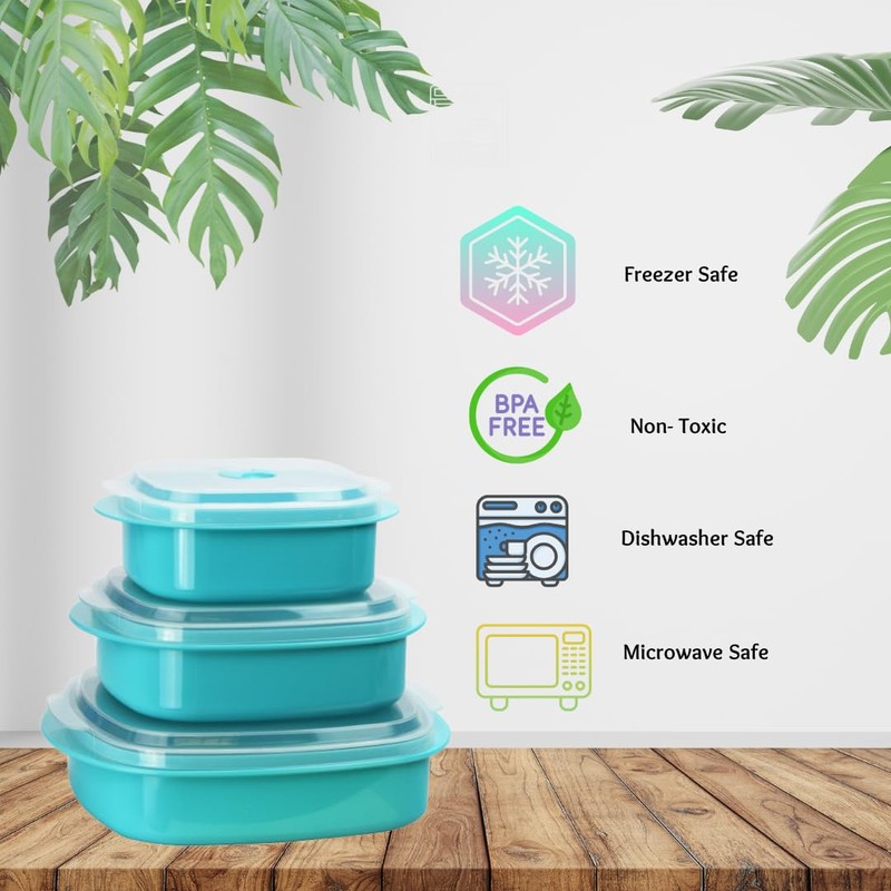 Calypso Basics by Reston Lloyd 6-Piece Microwave Cookware, Steamer and