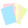 burkfeeg 25 Sheets / 5 Sets Folder Dividers A5 6
