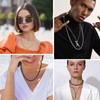 PROSTEEL Gold Plated Necklace for Men's Long Necklace Layering Necklaces