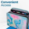 Case-it Mighty Zip Tab School Zipper Binder | 3-Inch O-Rings,