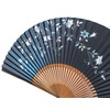 Hana-Kanzashi Women's Iron Wire Handled Fan Set with Stainless Steel