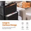 JHK Dresser with 4 Drawers Fabric Storage Tower Organizer Storage