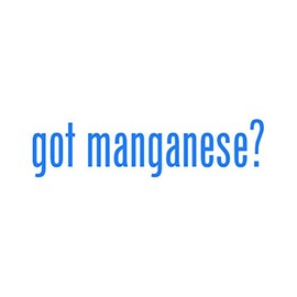 RDW Got Manganese ? Sticker - Decal - Die Cut - Blue 4.25" x 1.07"