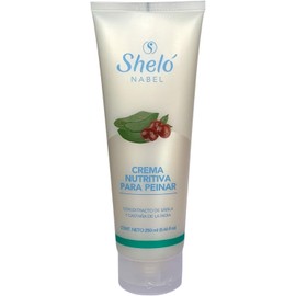 Sheló Nabel Crema Nutritiva para Peinar con Sábila, 250 ml