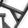 ZSHIGANMA 2 Racks Trailer Ladder Rack, Heavy Duty Steel Ladder