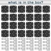 24 Pack Matte Black Door Hinges 3.5 Inch, 5/8" Radius