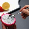2 Pcs Silver Spoon Grapefruit Spoon Stainless Steel Grapefruit Spoon,