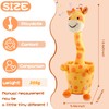 MIAODAM Dancing Talking Giraffe Toddler Toys Electronic Giraffe Plush Toy