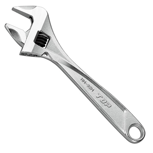 TOP HM-32M Rattle-free Monkey Wrench, Work, Wide, 0 to 1.3 inches (0 to 32 mm) Opening, Equipped With Rattle-free Worm Gear