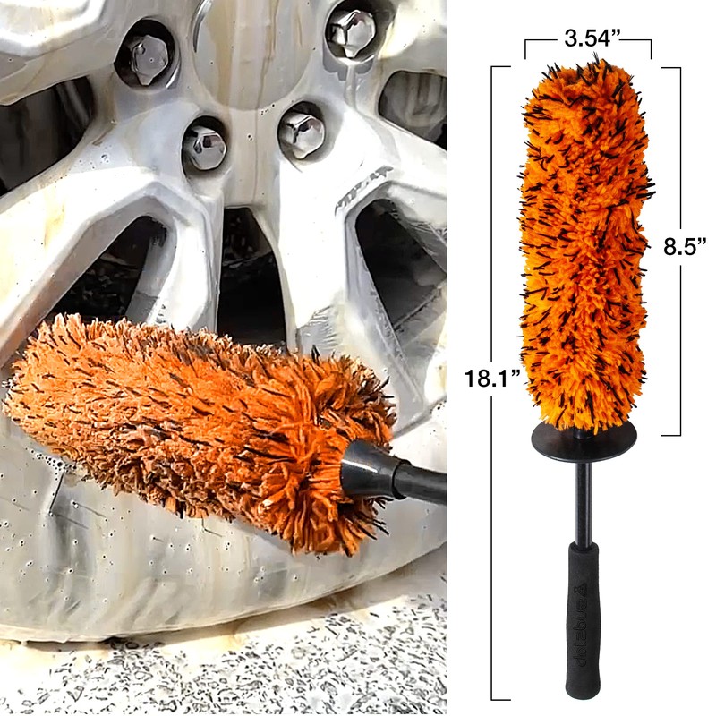 Suds Lab WB Microfiber Wheel Cleaning Brush - Multipurpose Rim