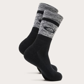 Oakley STRIKING REGULAR SOCK 25.0 Men's Baseball Socks, (02E) BLACKOUT, 25.0-27.0 cm