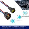 ZHOFONET Cable Connector Plug, 12 V 3 Pin Car Electrical