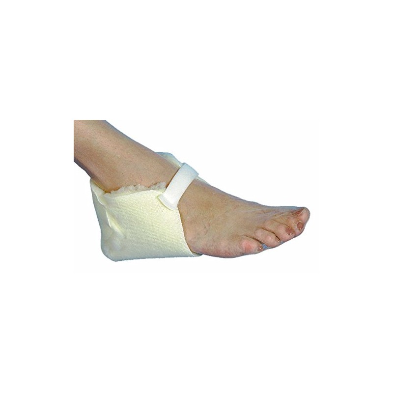 Essential Medical Supply Sheepette Heel Protectors with Hook and Loop