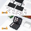 KIWIFOTOS 132 Slots SD Memory Card Case IP67 Waterproof for