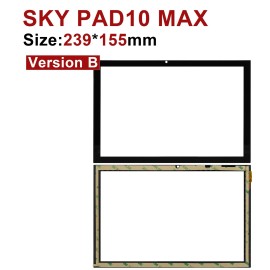 For Sky Devices 10.1" Digitizer Touch Screen Glass Panel For SKY Devices Pad 10 / 10 MAX Tablet - Sky Pad10 Max - Version B