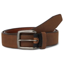 Johnston & Murphy Men's Xc4 Perfed Casual Belt, Tan, 38
