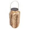 5730LED Hanging Lamp Solar Powered IP44 Waterproof Hex Hollow Lantern