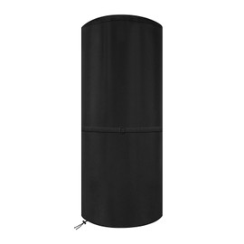 Dokon Weather Cover for Enders Patio Heater, Mushroom Heater, Waterproof, Windproof, UV-Resistant, Robust Oxford Fabric Heater Cover, Round (42 x 42 x 94 cm) - Black