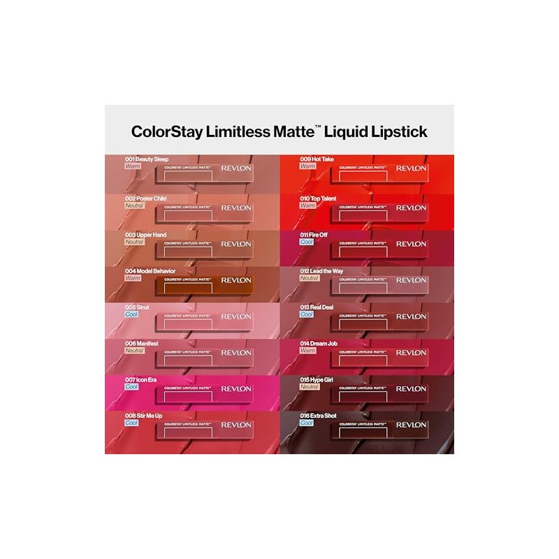 Revlon Colorstay Limitless Matte Liquid Lipstick Model Behavior